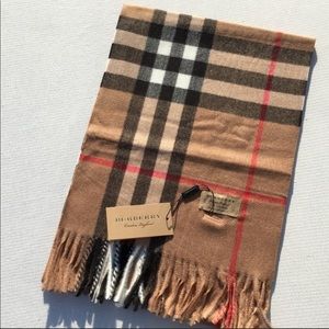 Cashmere Burberry Scarf NWT